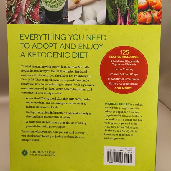 Keto in 28 The Ultimate Low Carb High Fat Wt Loss Solution paperback dated 2015 - Picture 2 of 16